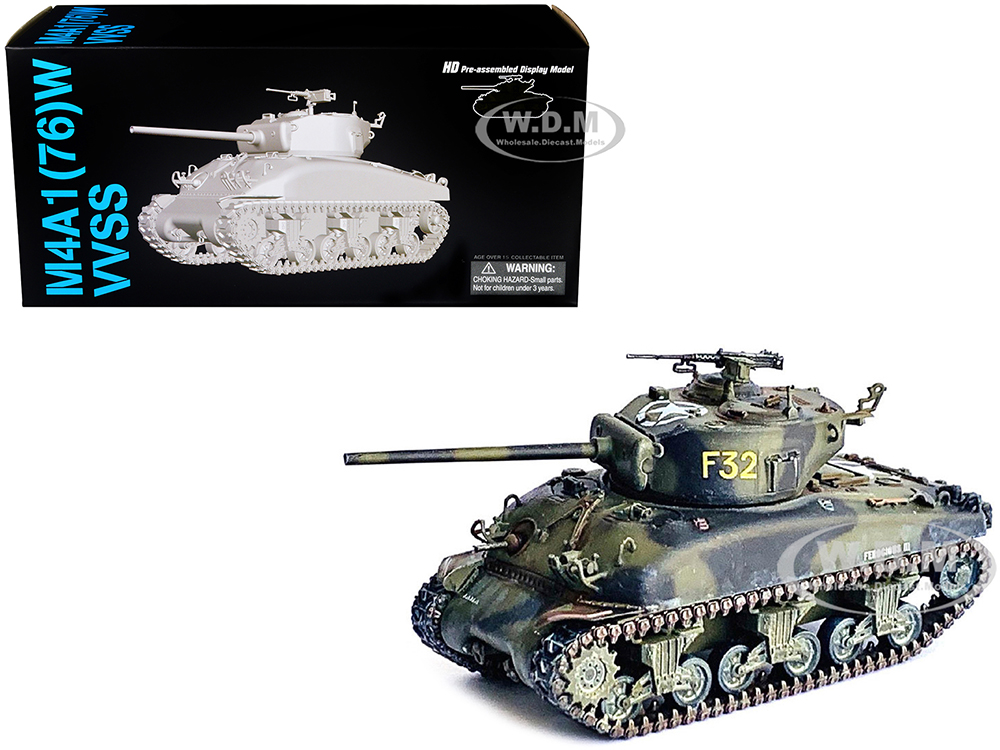 United States M4A1(76)W VVSS Sherman Tank 3rd Armored Division France (1944) NEO Dragon Armor Series  1/72 Plastic Model by Dragon Models