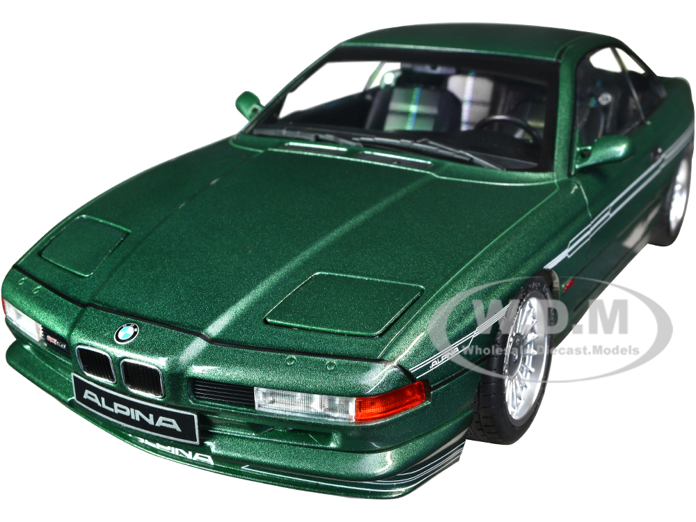 1990 BMW E32 Alpina B12 5.0L Alpina Green Metallic 1/18 Diecast Model Car by Solido