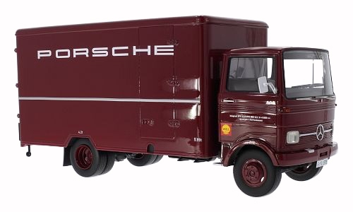 Mercedes Lp 608 Koffer Lkw Porsche 1/18 Model By Premium Classixx