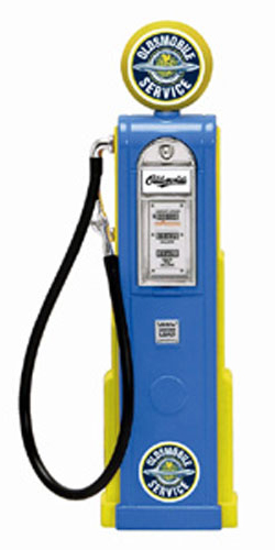 Oldsmobile Vintage Gas Pump Digital for 1/18 Scale Diecast Cars by Road Signature