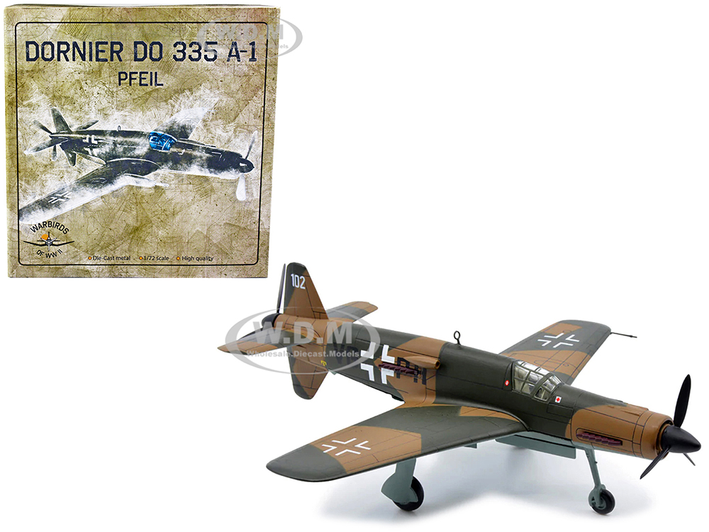 Dornier DO-35A-1 Pfeil Heavy Fighter Plane (Germany 1944) 1/72 Diecast Model by Warbirds of WWII