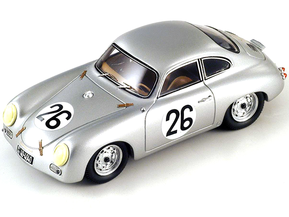 Porsche 356 No.26 24H Le Mans 1956 M. Nathan - H. Glckler 1/18 Model Car by Spark