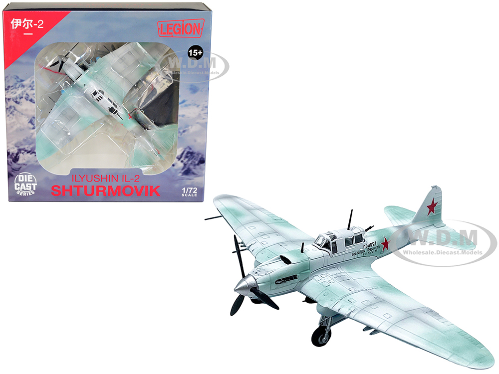 Ilyushin IL-2M3 Sturmovik Aircraft White Camouflage 