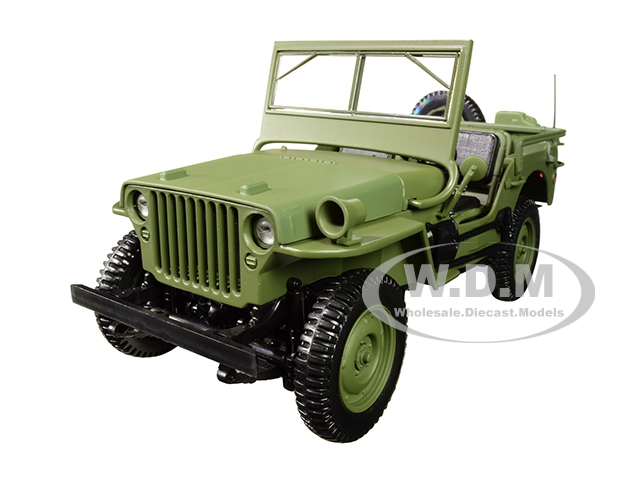 1942 Jeep Green 1/18 Diecast Model Car By Norev