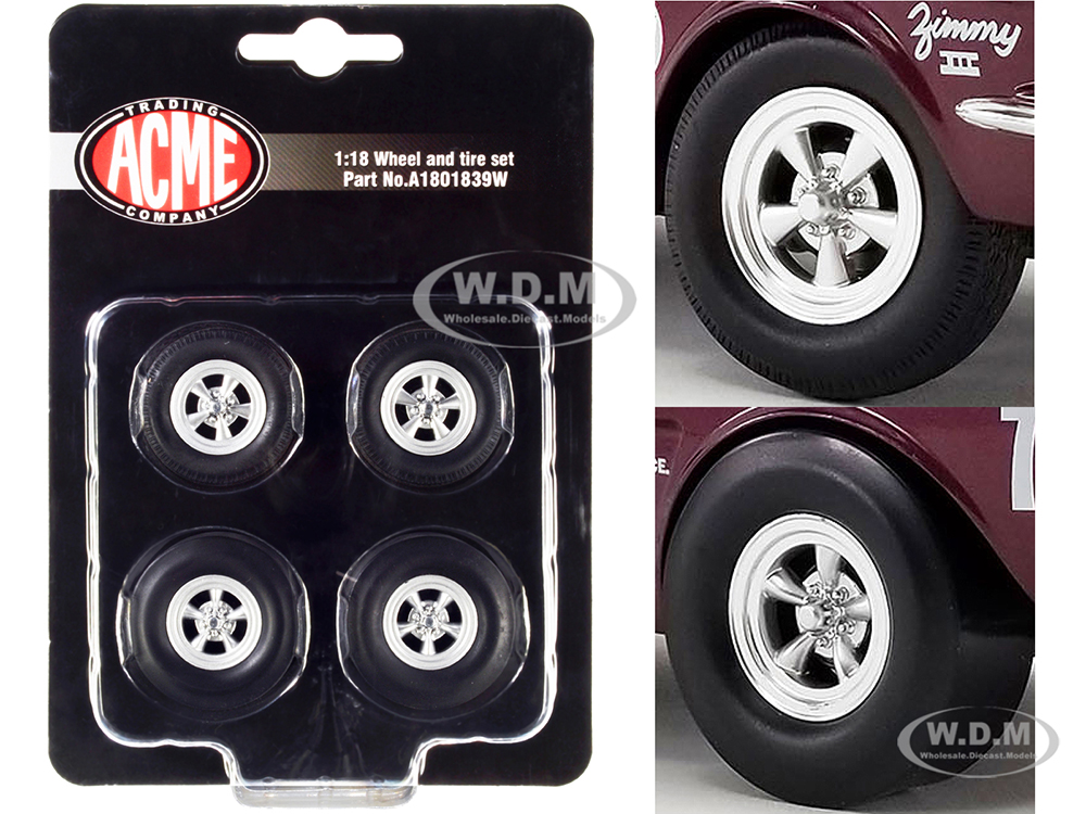 A/FX Drag Wheel and Tire Set of 4 pieces from 