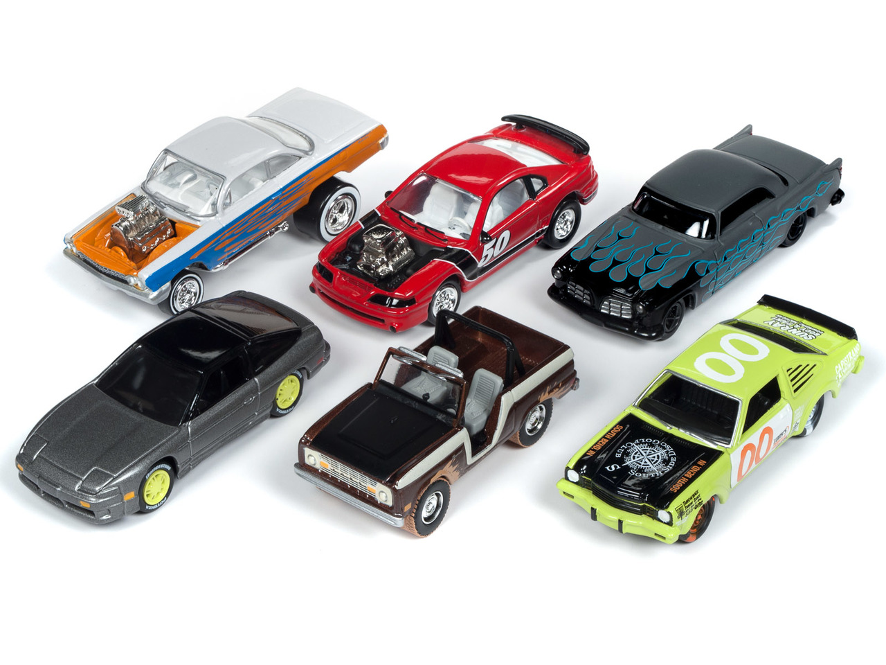 "Street Freaks" 2019 Release 1 Set B of 6 Cars Limited Edition to 3000 pieces Worldwide 1/64 Diecast Models by Johnny Lightning