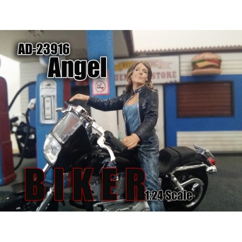 Image of Biker Angel Figure For 124 Scale Models by American Diorama