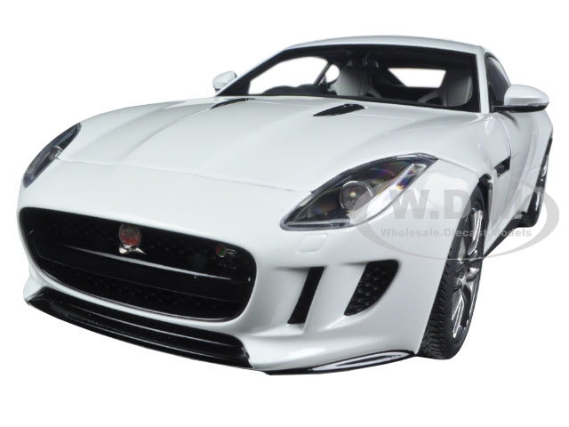 2015 Jaguar F-type R Coupe Polaris White 1/18 Model Car By Autoart