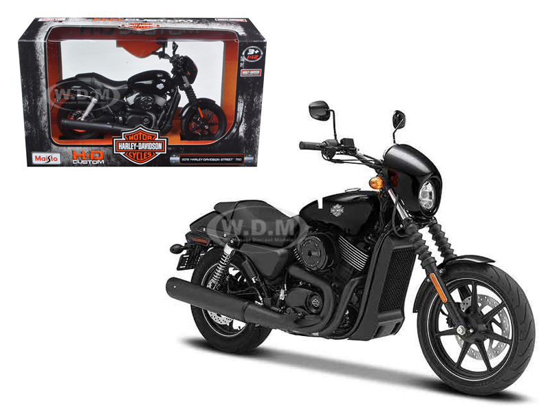 2015 Harley Davidson Street 750 Motorcycle Model 1/12 by Maisto