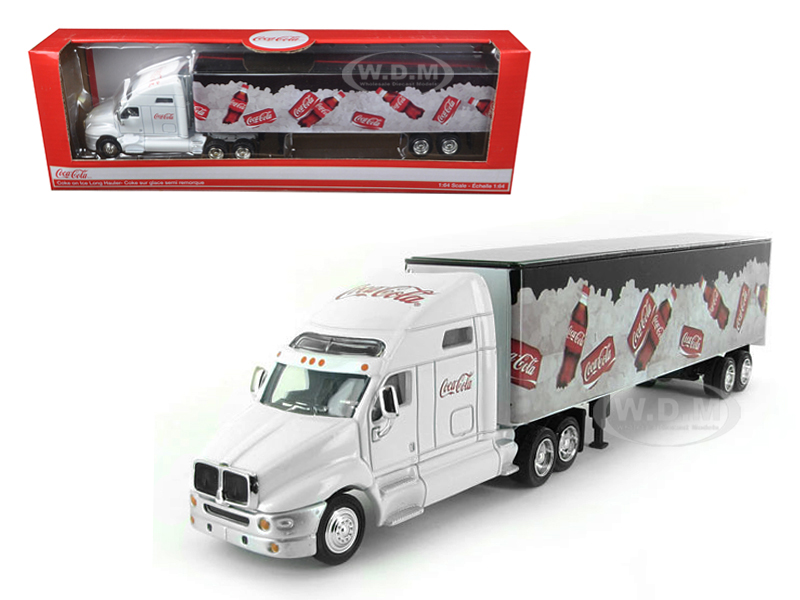 Coca Cola On Ice Tractor Trailer 1/64 Diecast Model By Motorcity Classics