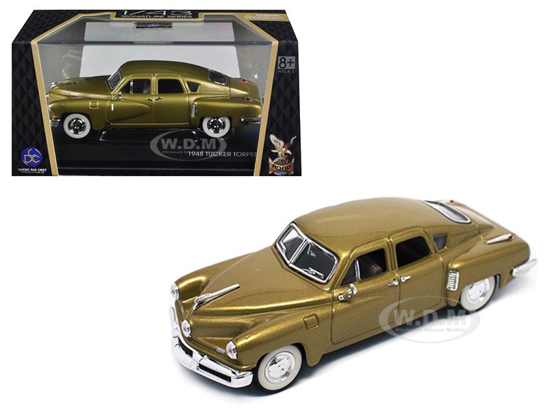 1948 Tucker Gold Signature Series 1/43 Diecast Model Car By Road Signature