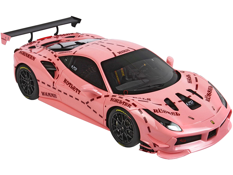 Ferrari 488 Challenge Rolex 24 Hours of Daytona (2018) with DISPLAY CASE Limited Edition to 108 pieces Worldwide 1/18 Model Car by BBR