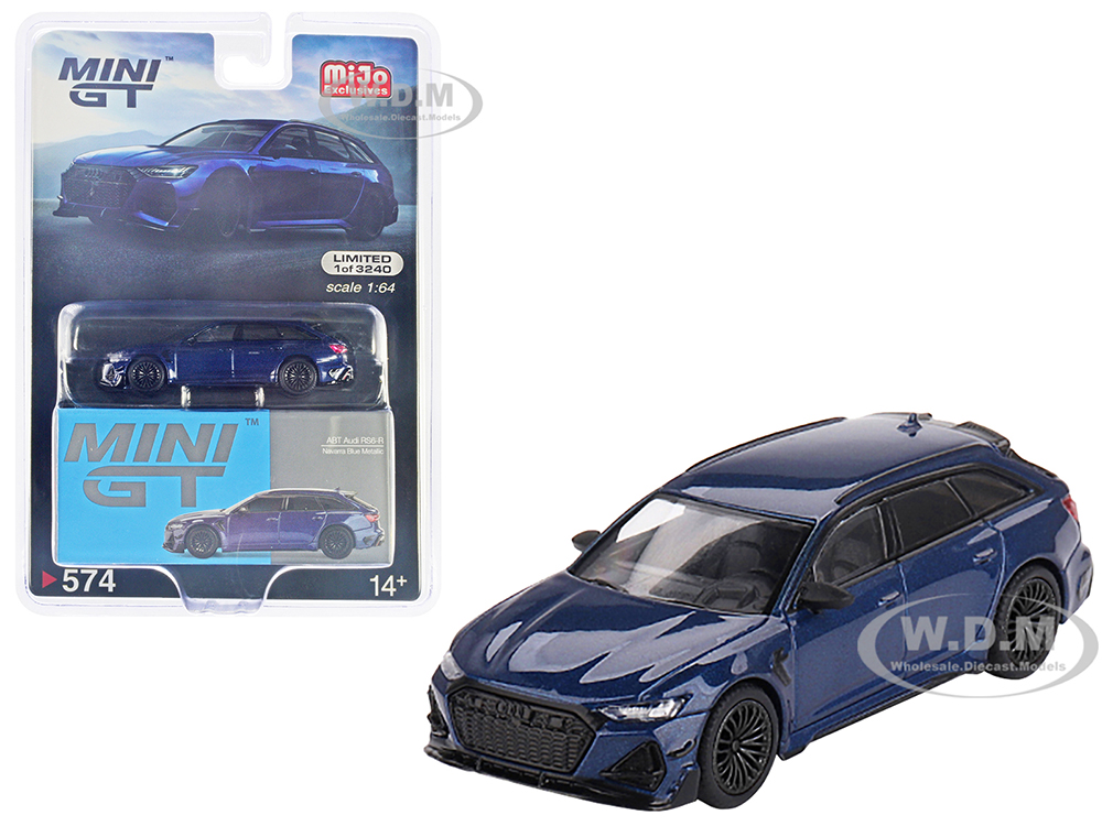 Audi RS6-R ABT Navarra Blue Metallic Limited Edition To 3240 Pieces Worldwide 1/64 Diecast Model Car By True Scale Miniatures