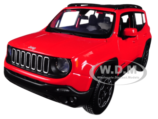 Jeep Renegade Red 1/24 Diecast Model Car By Maisto