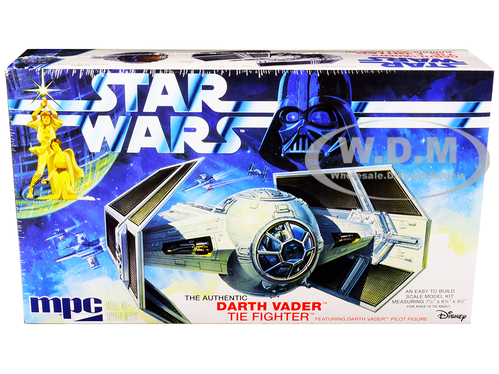 Skill 2 Model Kit Darth Vaders Tie Fighter "Star Wars Episode IV  A New Hope" (1977) Movie by MPC