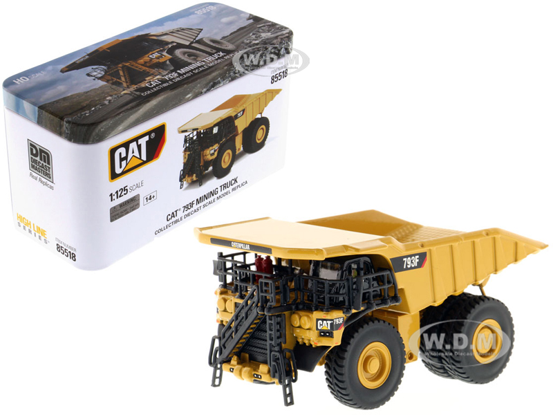 Cat Caterpillar 793f Mining Truck With Operator "high Line" Series 1/125 Diecast Model By Diecast Masters