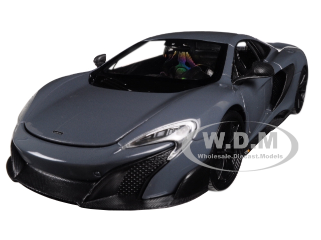 Mclaren 675lt Coupe Gray 1/24-1/27 Diecast Model Car By Welly