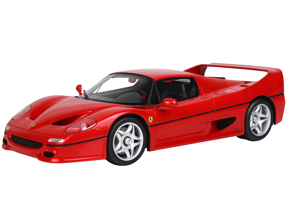 1995 Ferrari F50 Coupe Rosso Corsa Red with DISPLAY CASE Limited Edition to 700 pieces Worldwide 1/18 Model Car by BBR