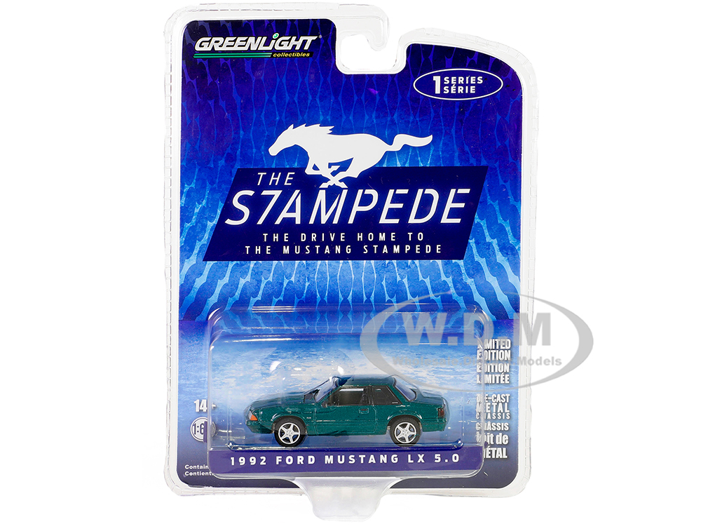 1992 Ford Mustang LX 5.0 Deep Emerald Green Metallic 