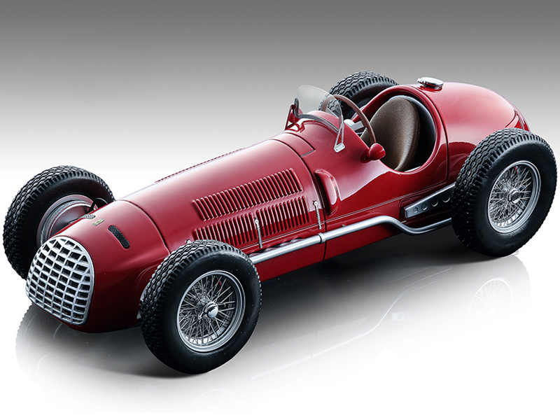 Image of 1950 Ferrari 125 F1 Press Version Red "Mythos Series" Limited Edition to 70 pieces Worldwide 1/18 Model Car by Tecnomodel