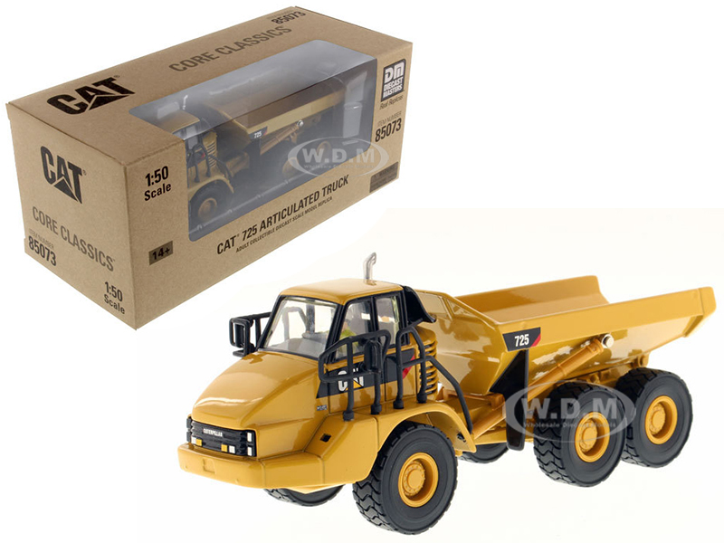 CAT Caterpillar 725 Articulated Truck with Operator Core Classics Series 1/50 Diecast Model by Diecast Masters