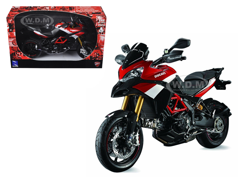 Ducati Multistrada 1200 S Pikes Peak Motorcycle 1/12 Diecast Model by New Ray