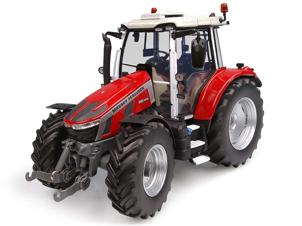 2021 Massey Ferguson 5S.145 Tractor Red with Gray Top 1/32 Diecast Model by Universal Hobbies