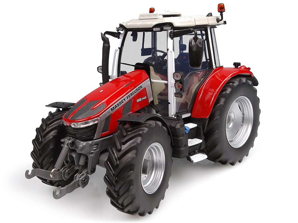 2021 Massey Ferguson 5S.145 Tractor Red With Gray Top 1/32 Diecast Model By Universal Hobbies