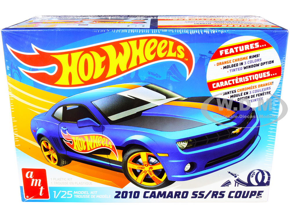 Skill 2 Model Kit 2010 Chevrolet Camaro SS/RS Coupe "Hot Wheels" 1/25 Scale Model by AMT