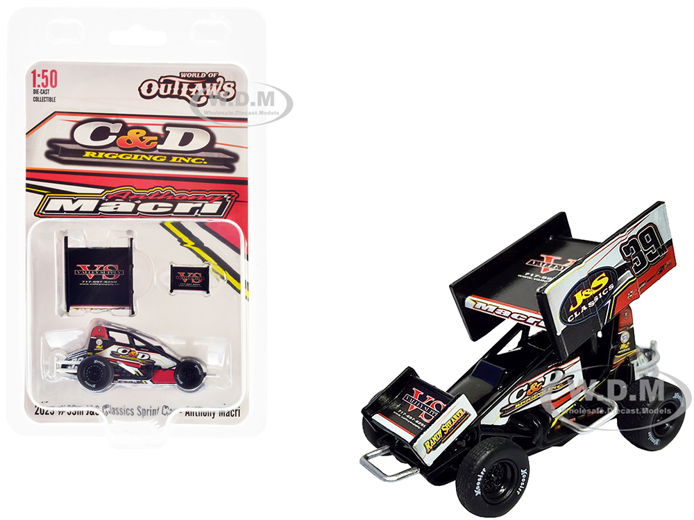 Winged Sprint Car 39M Anthony Macri 
