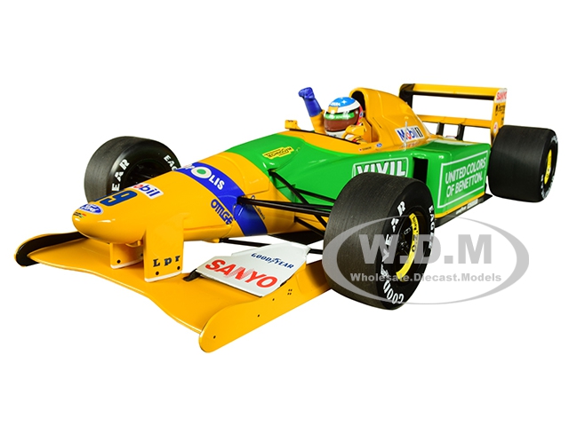 Image of Benetton Ford B192 19 Michael Schumacher 1st GP Victory Spa (1992) Limited Edition to 1992 pieces Worldwide 1/18 Diecast Model Car by Minichamps