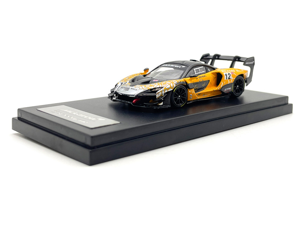 McLaren Senna GTR Orange 1/64 Diecast Model Car by LCD Models