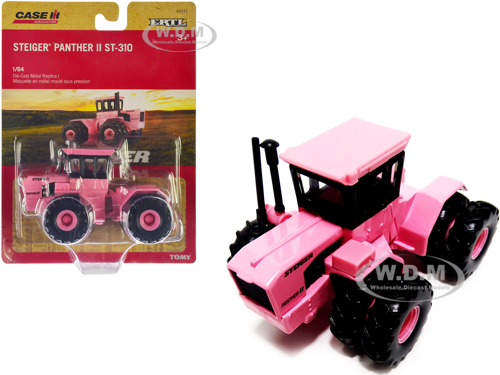 Steiger Panther II ST-310 Tractor with Dual Wheels Pink 