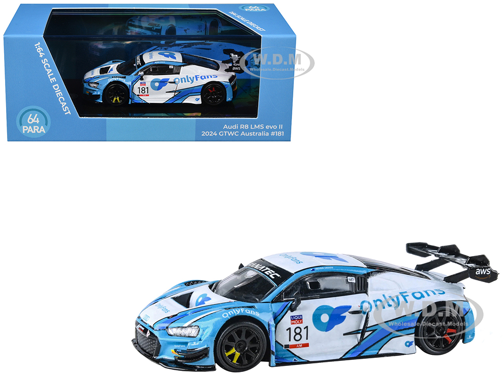 Audi R8 LMS Evo II #181 Renee Gracie - Paul Stokell Melbourne Performance Centre - OnlyFans GT World Challenge Australia (2024) 1/64 Diecast Model Car by Paragon Models