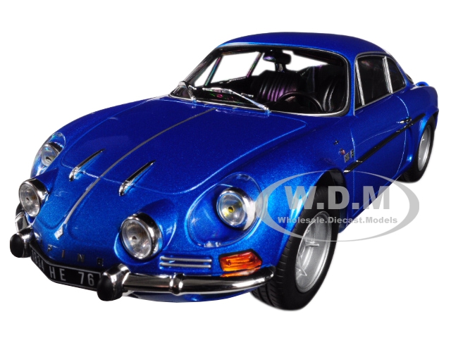 Image of 1971 Renault Alpine A110 1600S Metallic Blue 1/18 Diecast Model Car by Norev