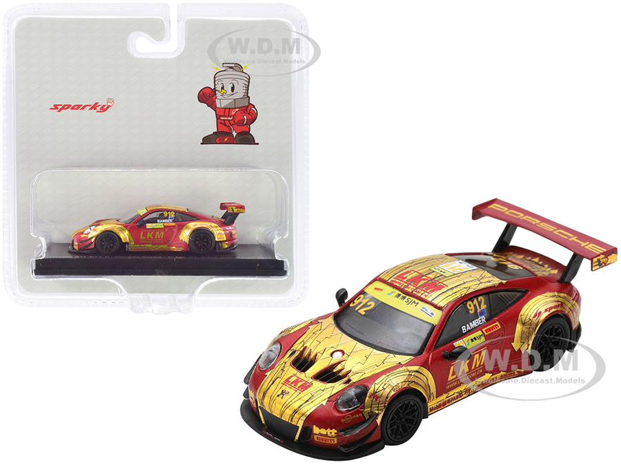 Porsche 911 Gt3 R 912 Earl Bamber Manthey-racing 4th Fia Gt World Cup Macau (2018) 1/64 Model Car By Sparky