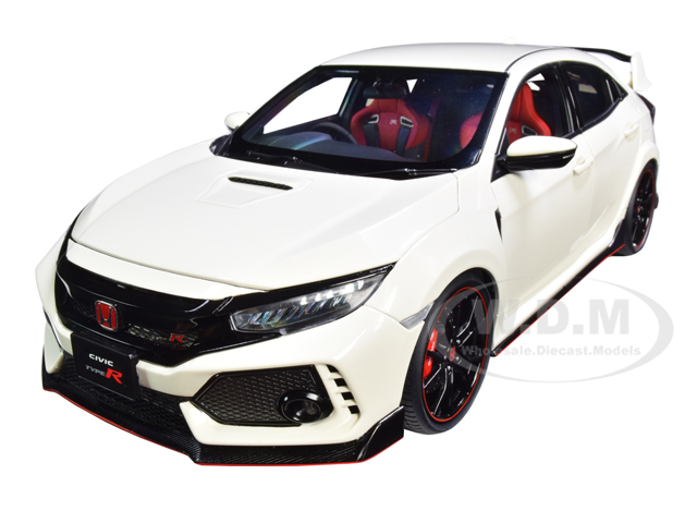 Image of Honda Civic Type R (FK8) Championship White 1/18 Model Car by Autoart