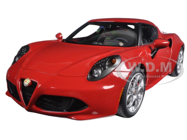 Alfa Romeo 4C Alfa Red 1/18 Model Car by Autoart