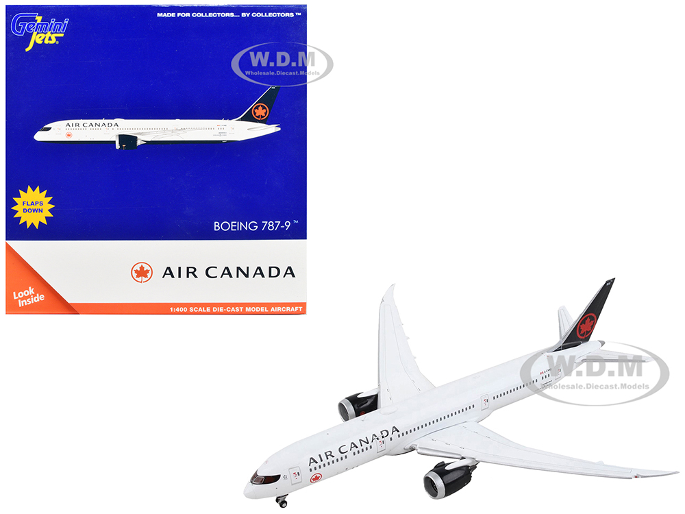 Photos - Model Building Kit Aircraft Boeing 787-9 Commercial  with Flaps Down "Air Canada" White with B 