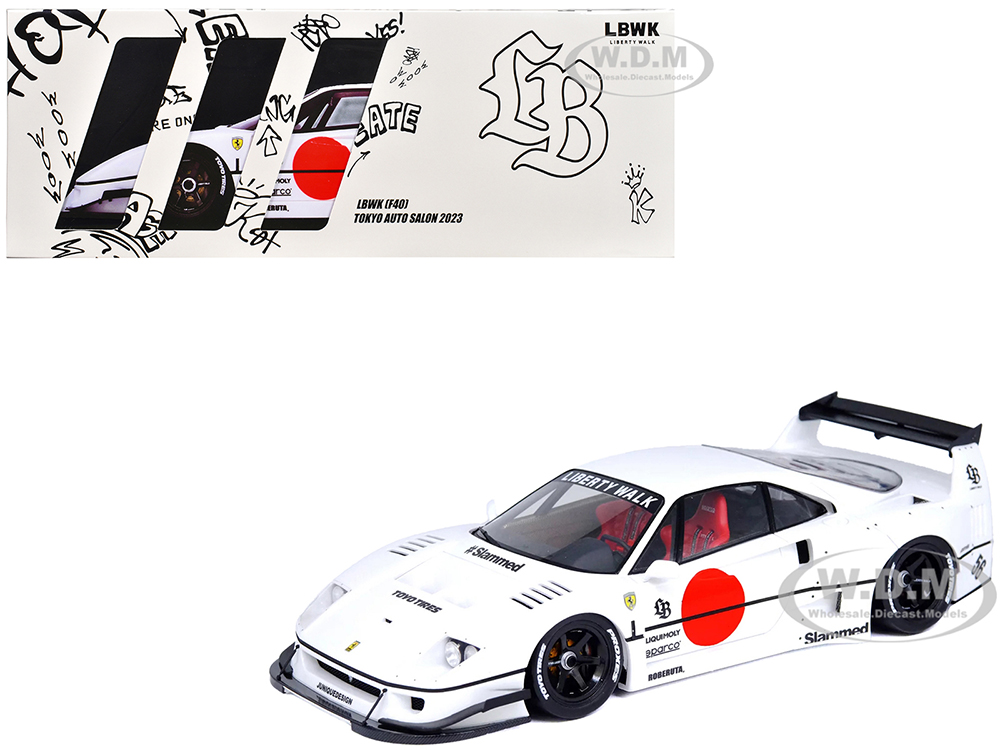 LBWK (Liberty Walk) F40 White with Graphics 