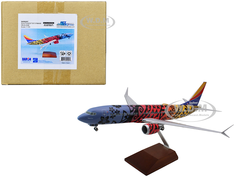 Boeing 737 MAX 8 Commercial Aircraft with Landing Gear 